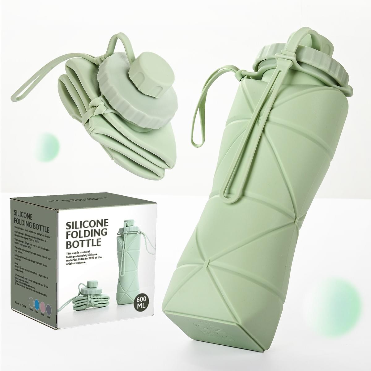 【禮品家】攜帶型戶外摺疊水瓶pot965