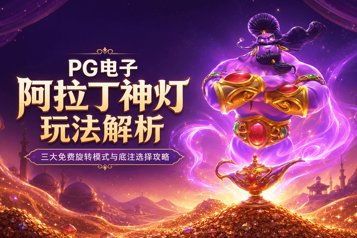 深入解析 PG电子《阿拉丁神灯》的核心玩法、三大免费旋转模式、底注选择建议与试玩策略，帮助玩家掌握高分符号、Ways 中奖路与爆分节奏。