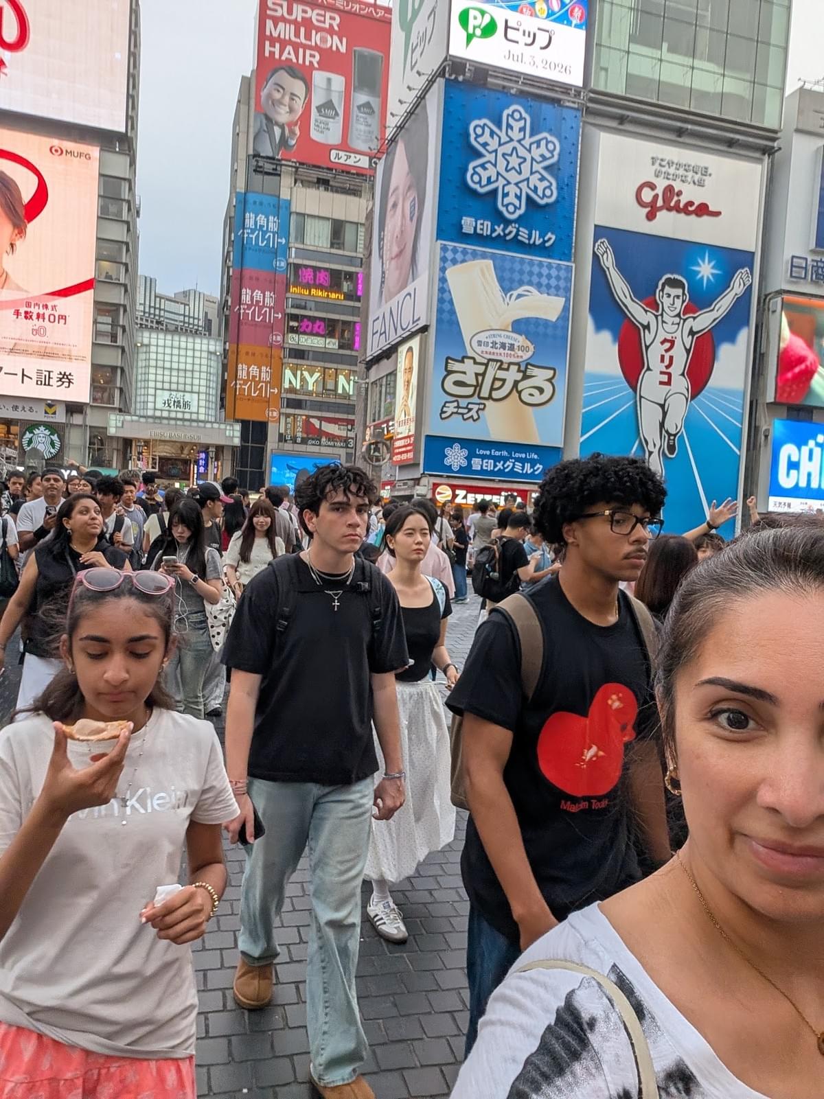 FamTripping family trip to Japan with the Devani and Ali family visiting Nishiki Market in Kyoto in summer 2026.