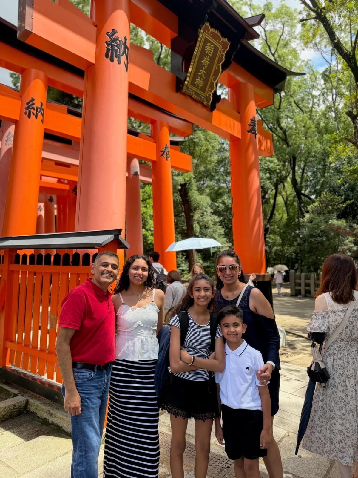 FamTripping family trip to Japan with the Devani and Ali family visiting temples and historic sites in Kyoto and Nara in summer 2026.