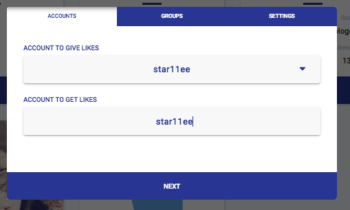 Fuelgram Set  Giver and Receiver Account