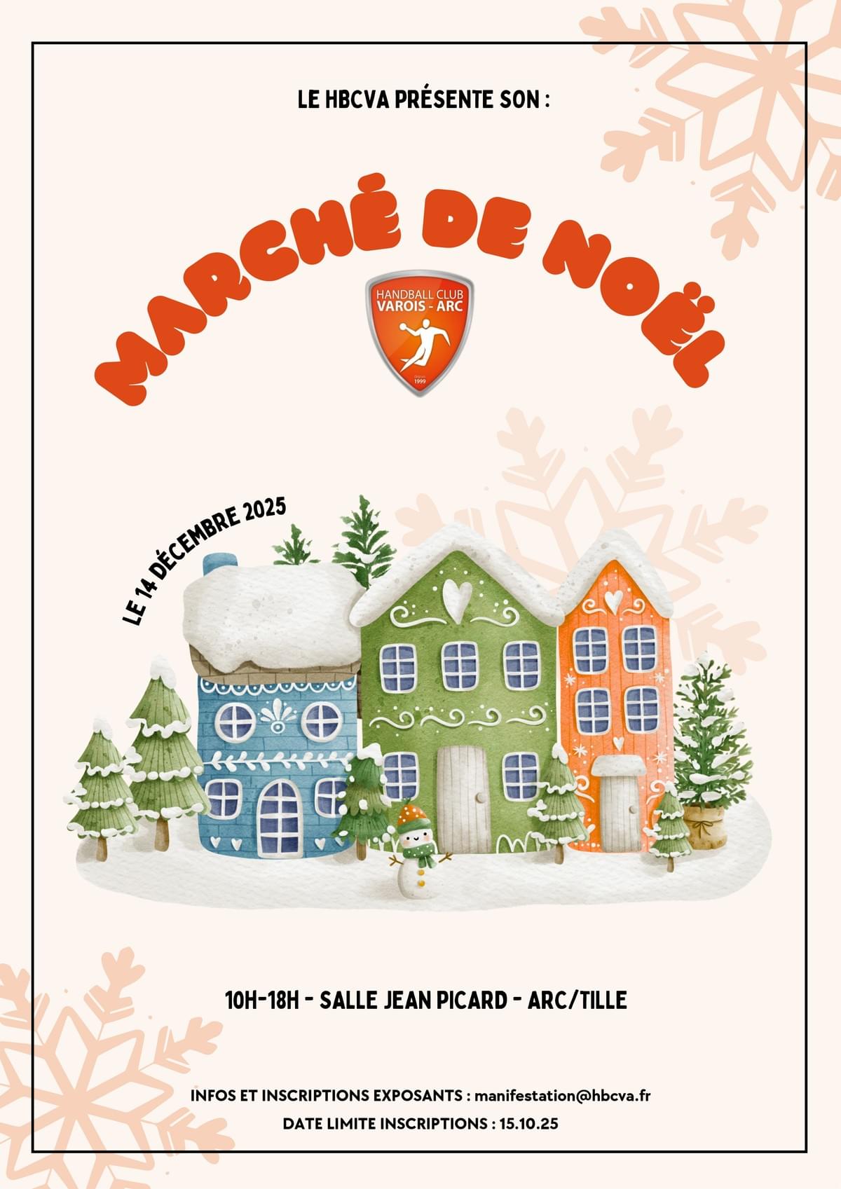 Vide grenier hbcva varois