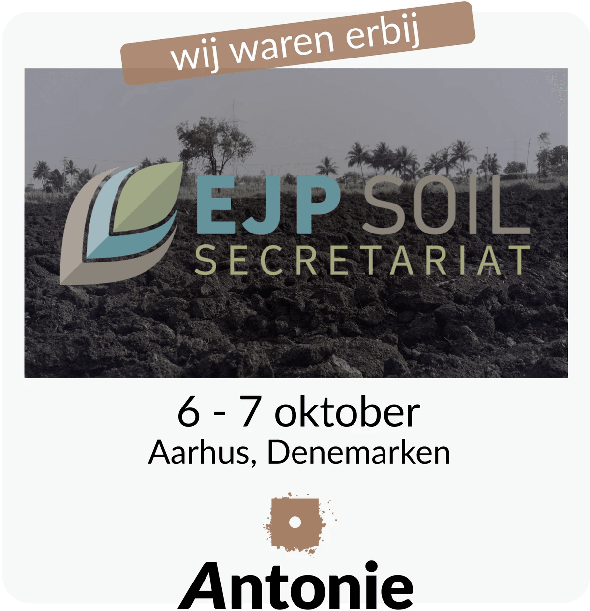 EJP Soil 2025 | Antonie bezochte events 