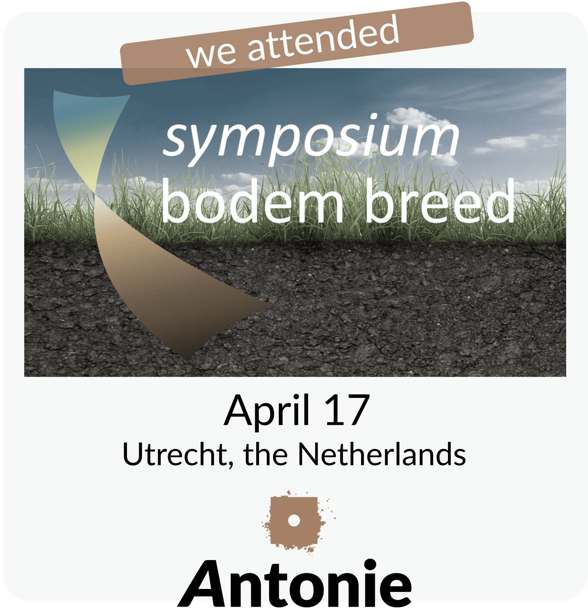 Symposium Bodembreed, April 17 in Utrecht – HAL24K Agri attending Dutch conference on soil health and management.