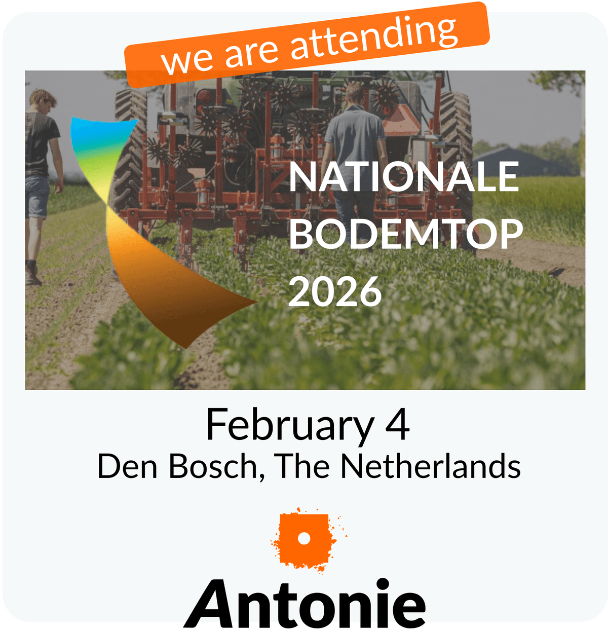 Nationale Bodemtop 2026 | Antonie attending 