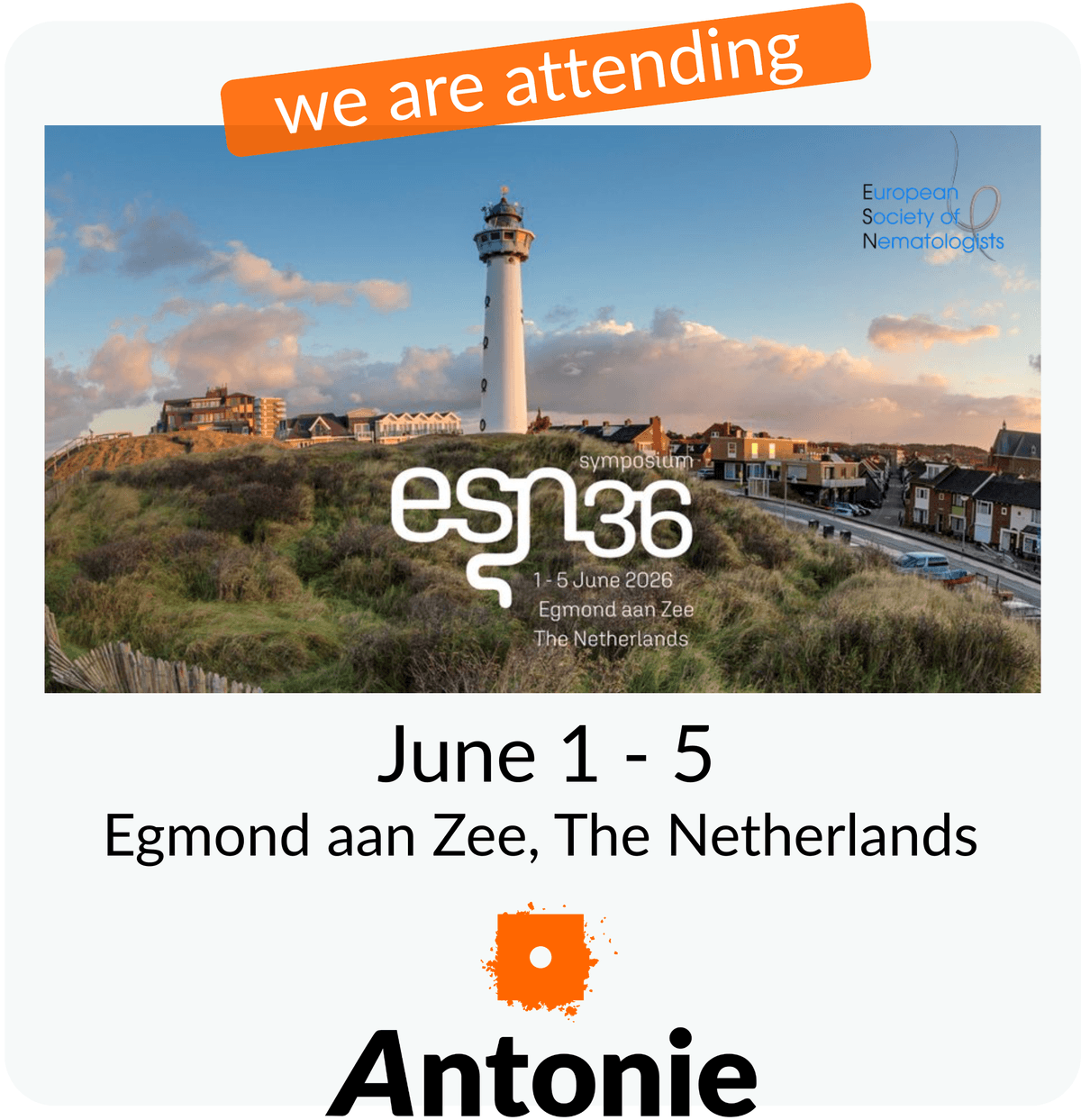 ESN Symposium 2026 | Antonie attending 