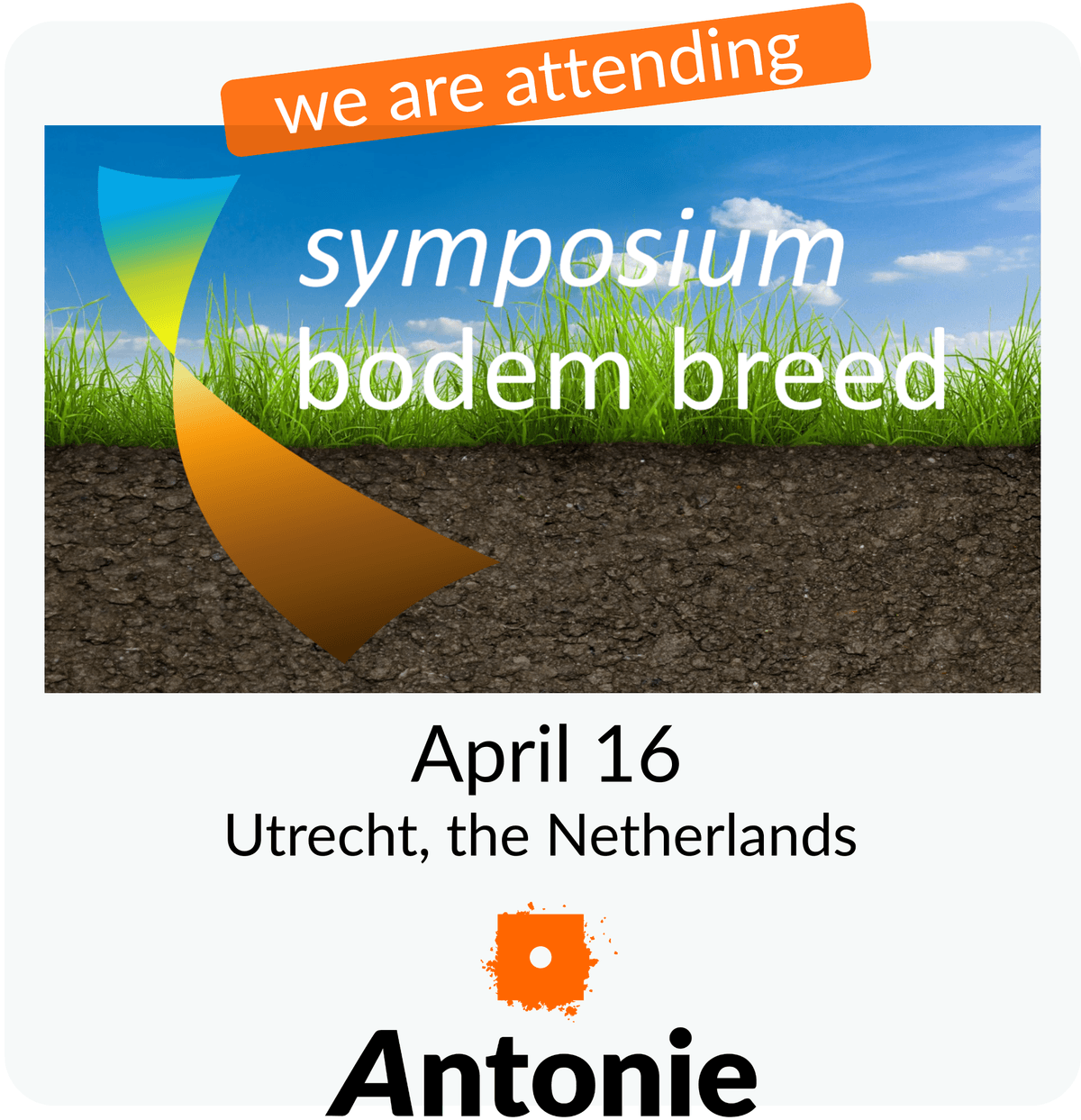 Symposium Bodembreed 2026 | Antonie attending
