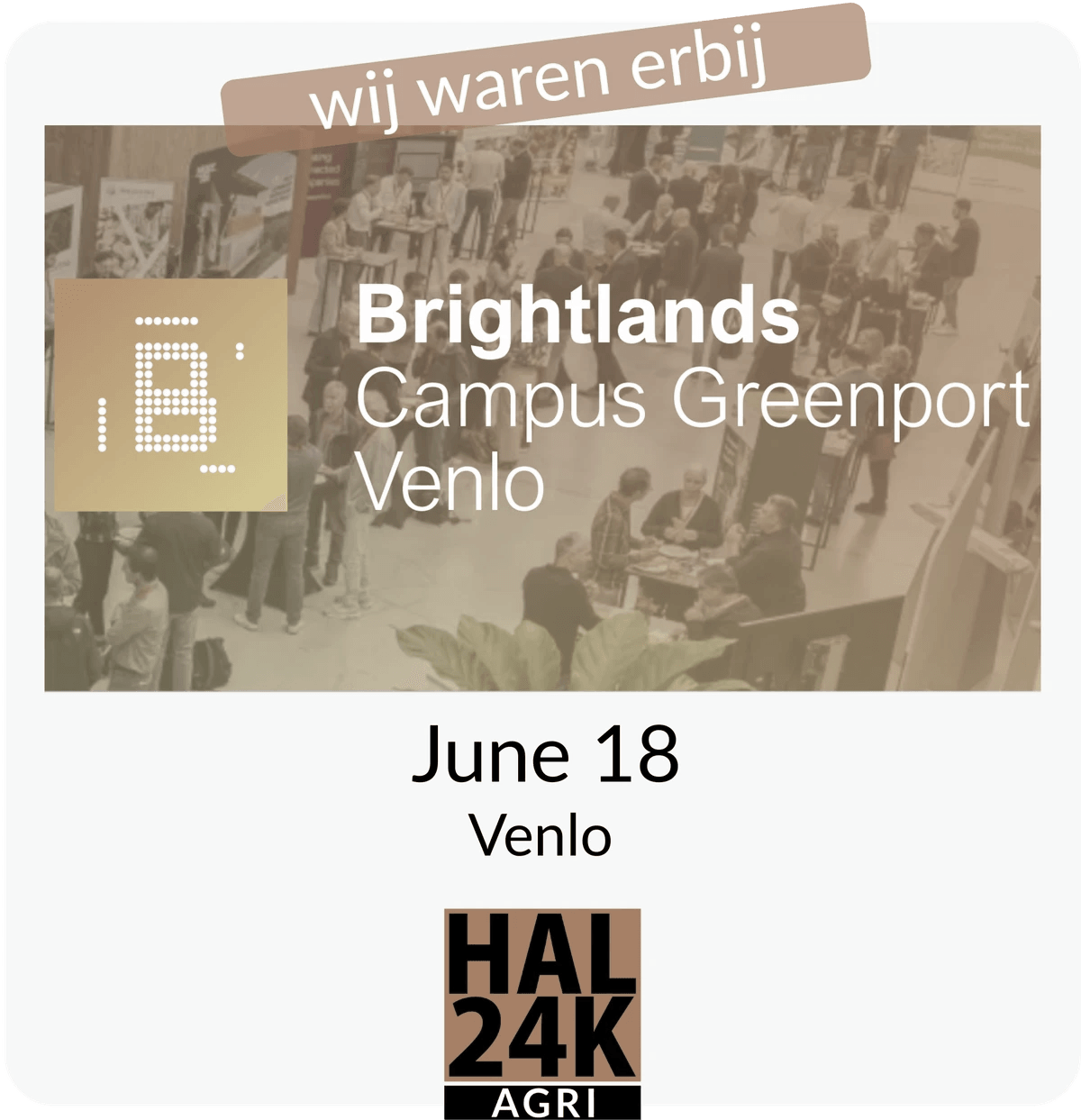HAL24K Agri aanwezig op het AI & Robotics in Agriculture Demo Day event op 18 juni in Venlo.