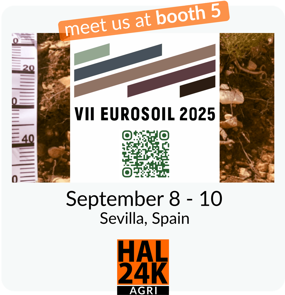 EUROSOIL 2025 Seville - HAL24K Agri attending soil science congress