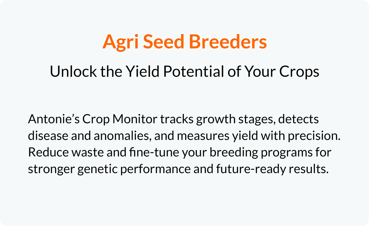 Supporting seed breeders in boosting yield and optimizing breeding programs using precision crop data insights.
