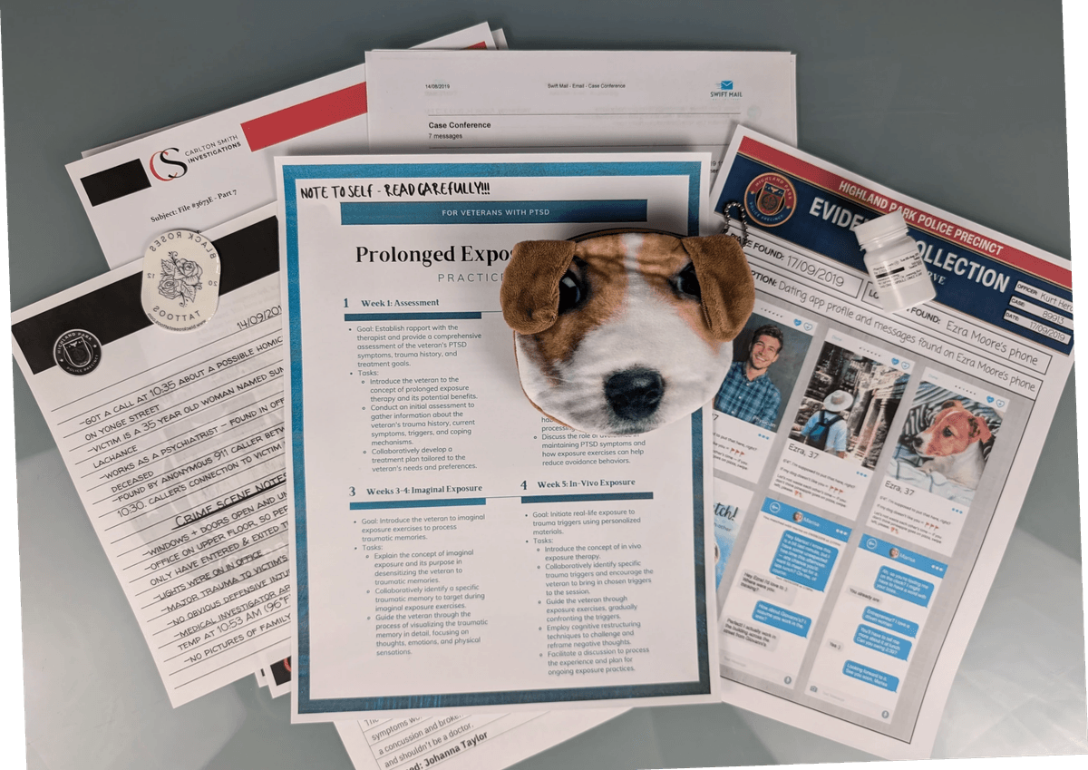 Transference: Death of a Psychiatrist — 7 Part Premium Murder Mystery Game