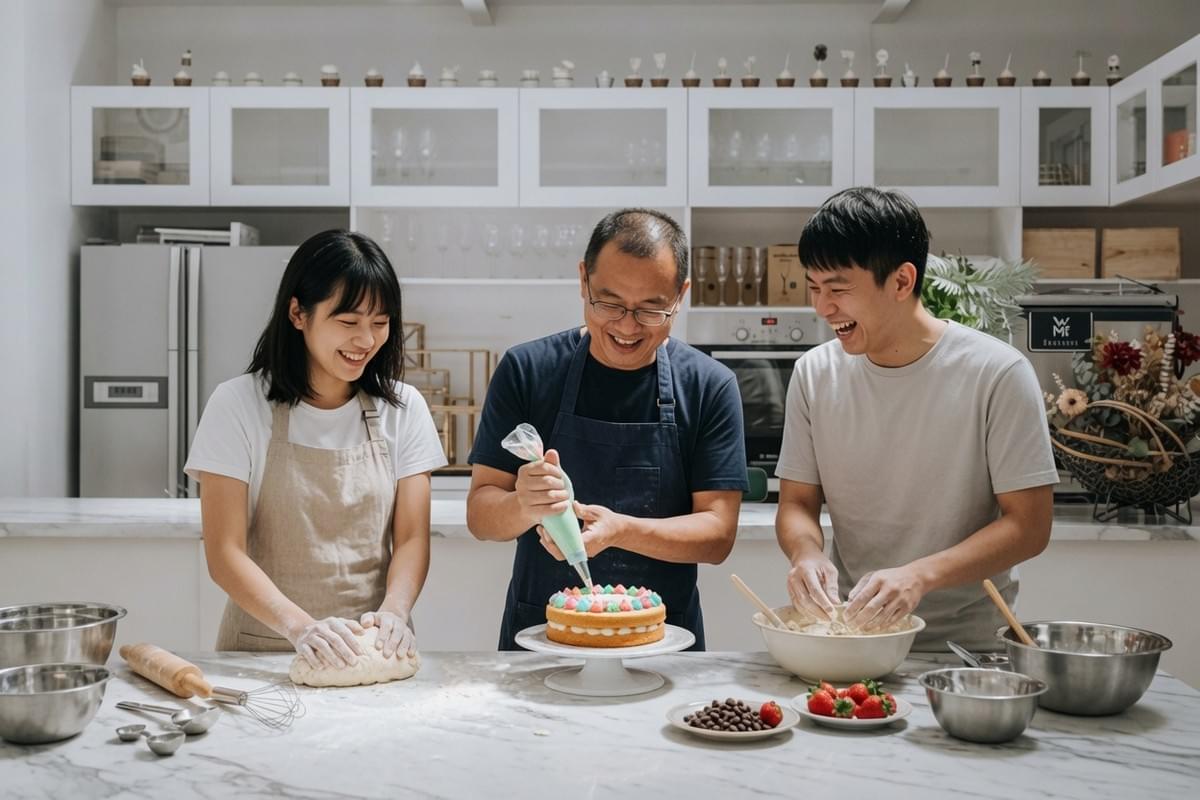 街趣提供廚藝課程體驗，適合情侶或朋友一起下廚的好空間