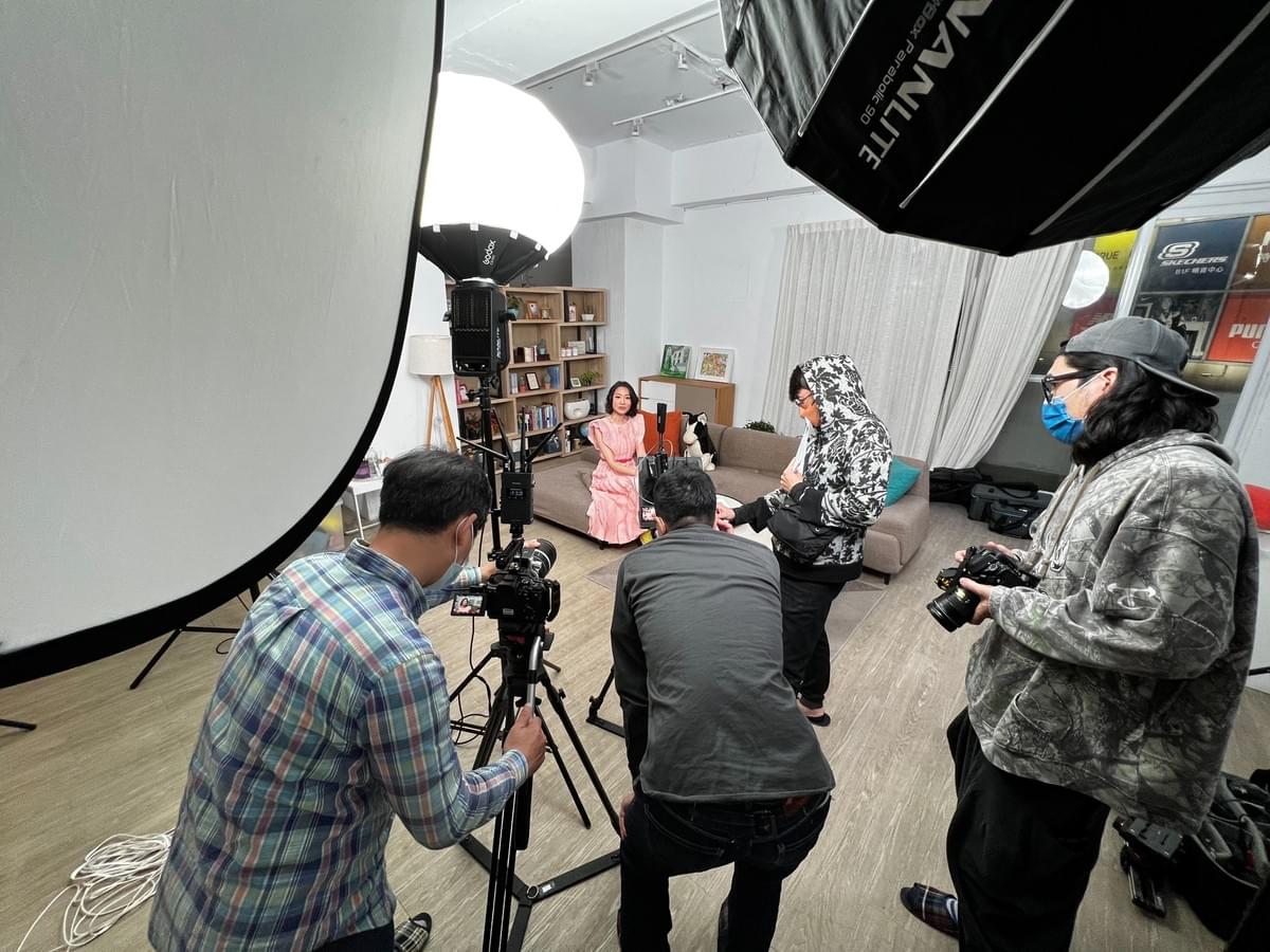 拍攝手遊「以閃亮之名」宣傳影片