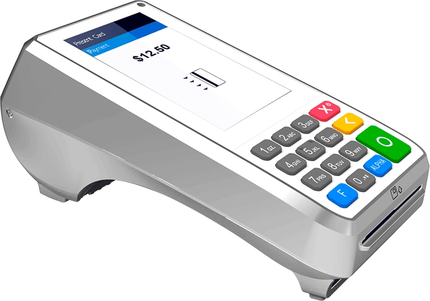 PAX A80 Android terminal in white