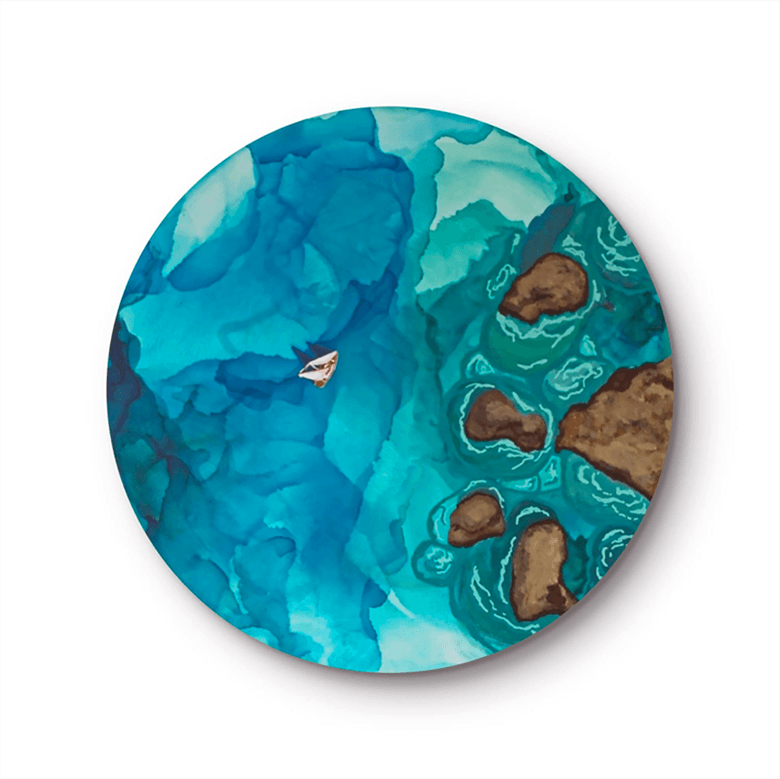 'Quiet Distance' Original Painting | Andrea Dell Art