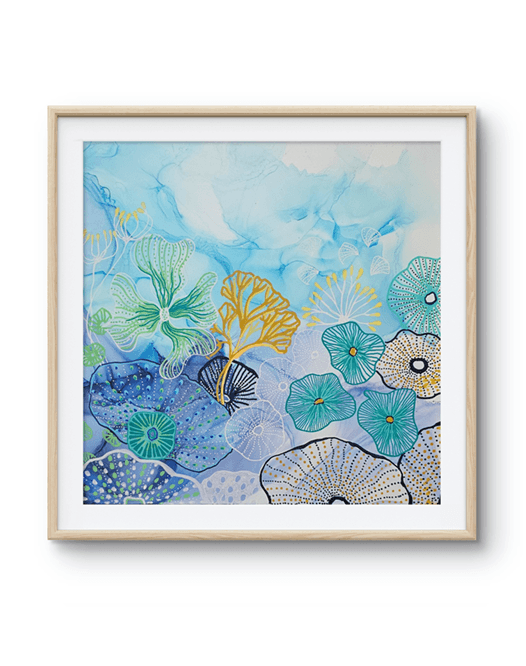 'Coral Carnival' Original Painting| Andrea Dell Art 