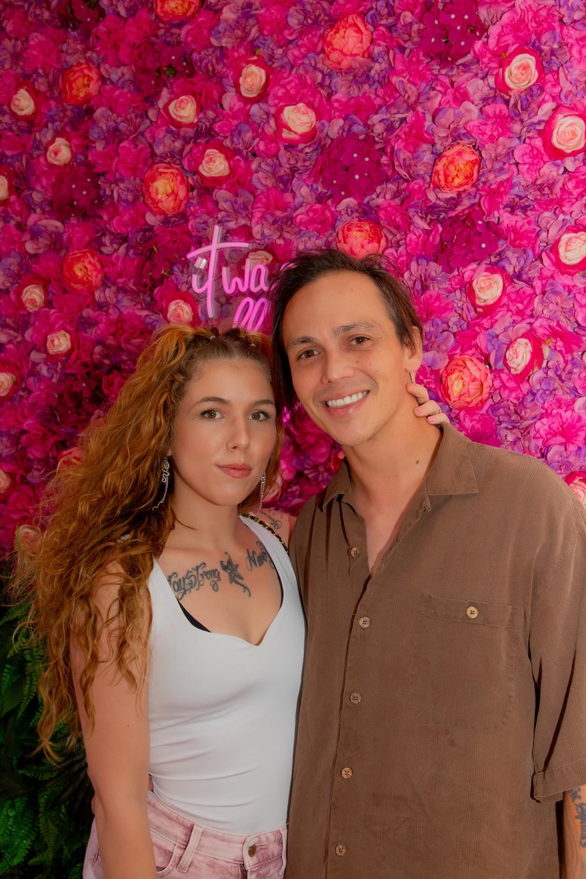 couple at Las Vegas studio Lilly's content studio