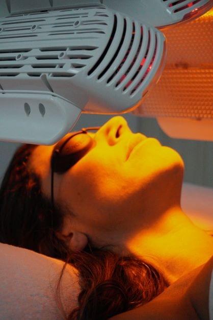 Woman receiving a Power Touch Lymphatic Massage at Atma Wellbeing by Saura Rates