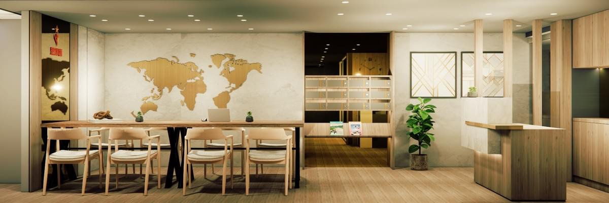 思博客高雄四館商務中心信箱和雜誌區