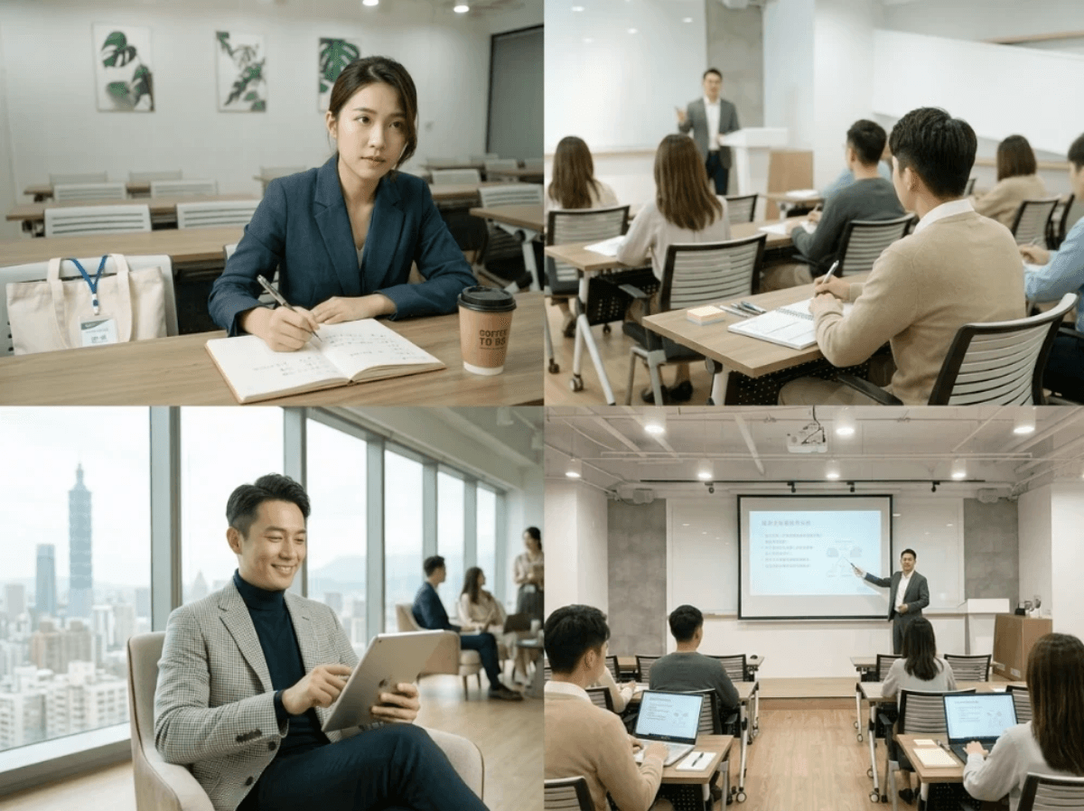 思博客學院幫你快速提升競爭力，企業主必修、創業者加速、上班族提升提供最強後盾，用「實戰課程 + 系統化學習」，打造一套從基礎到進階的系統化學習架構