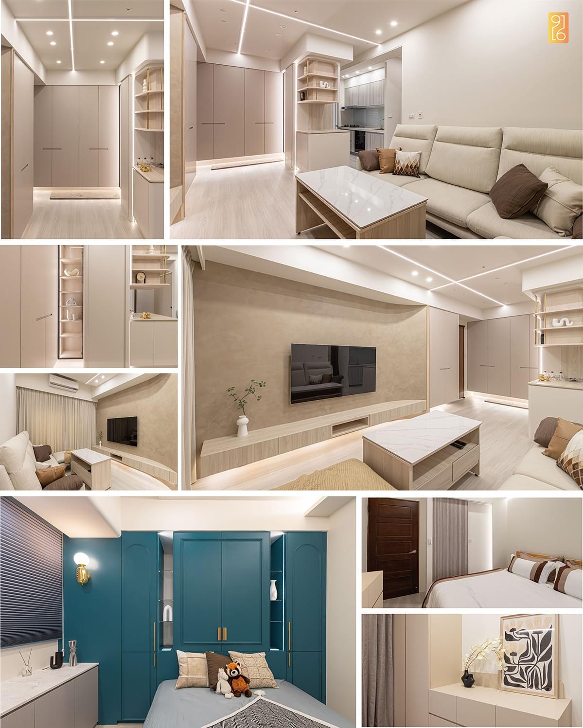 台南室內設計作品名稱：淺宿，日系侘寂室內設計風格