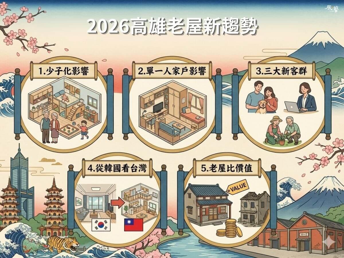 2026年高雄老屋翻新五大新趨勢 2026年高雄老屋翻新五大新趨勢