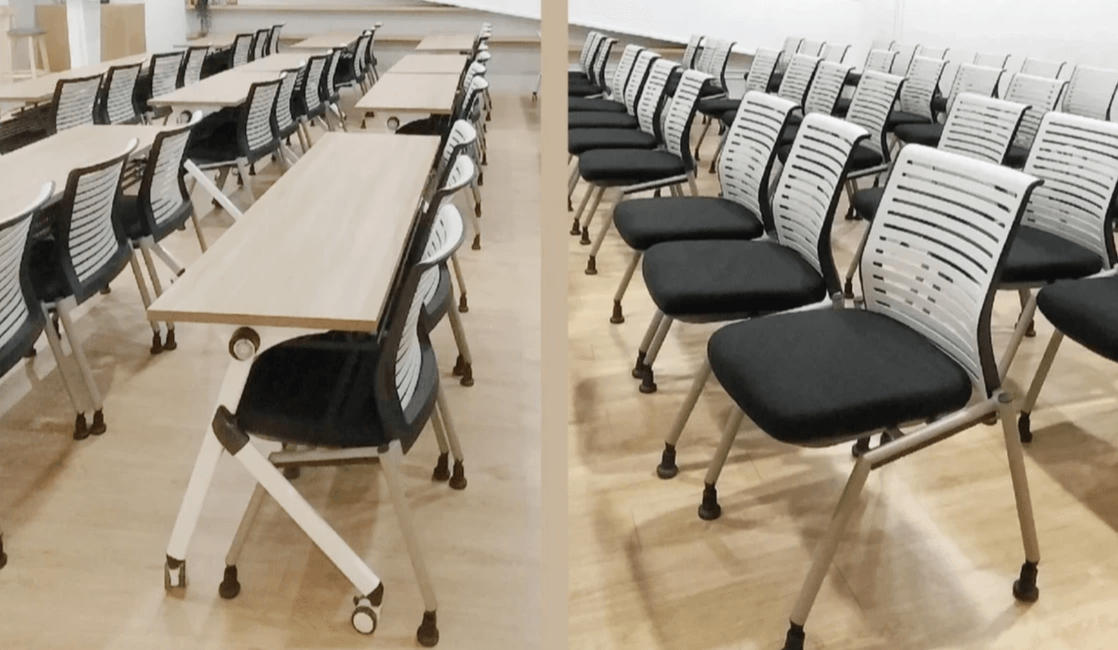 高雄最美會議室提供專業教育訓練桌椅