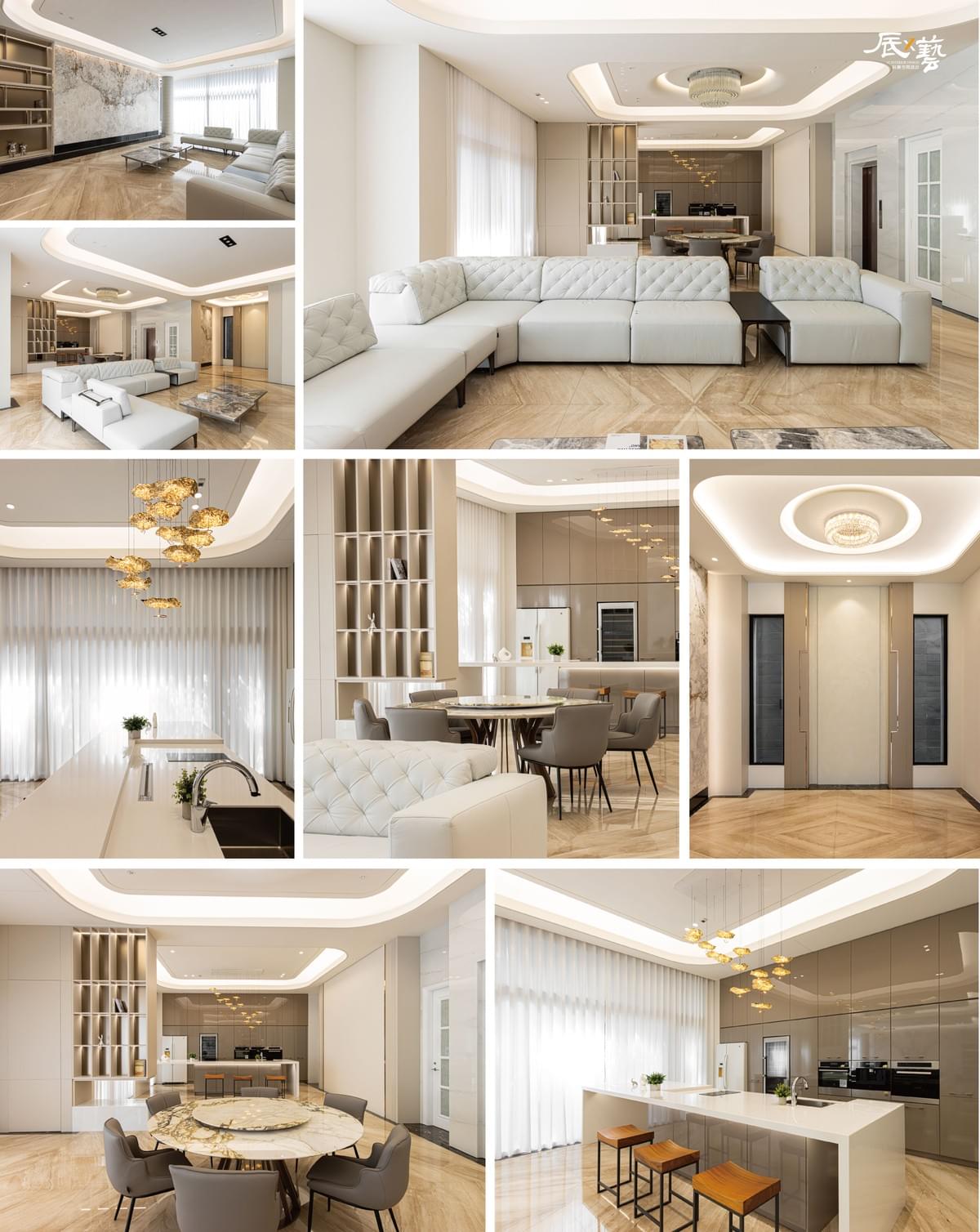 高雄透天室內設計–璟庭 Radiant Court–現代奢華風格