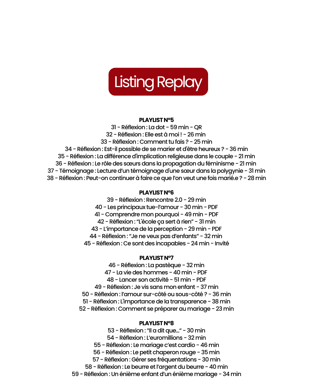 Pack Zawji Replay - 100 replays