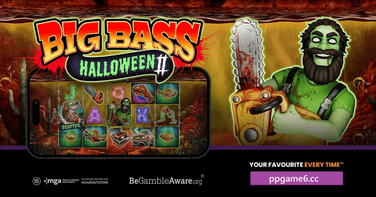 PP王者电子《疯狂大鲈鱼万圣节 2》游戏介绍