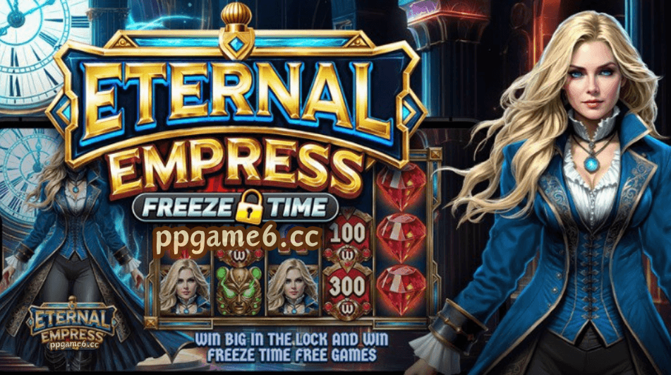 pp电子《永恒的女帝 - 冻结时间》游戏介绍