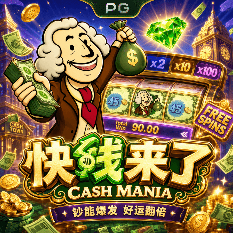 PG电子《快钱来了｜Cash Mania》游戏主题图片