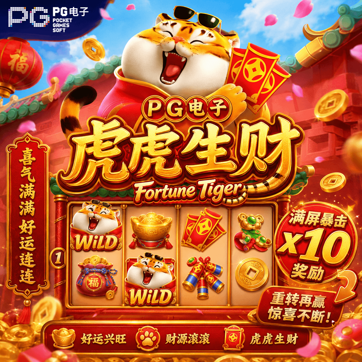 PG电子《虎虎生财（ Fortune Tiger）》、PG电子官网、PG电子、PG模拟器、PG电子试玩、PG试玩、老虎机、