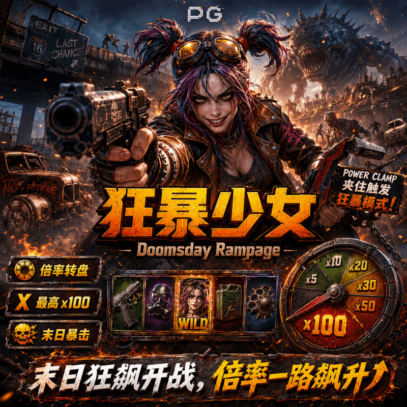 PG电子《狂暴少女》Doomsday Rampage、PG模拟器、PG电子试玩、PG试玩、PG电子模拟器