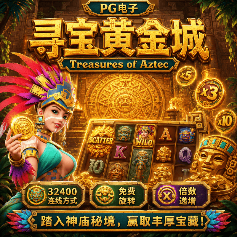 PG电子《寻宝黄金城 Treasures of Aztec》、PG电子官网、PG电子、PG模拟器、PG电子试玩、PG试玩、老虎机、寻宝黄金城