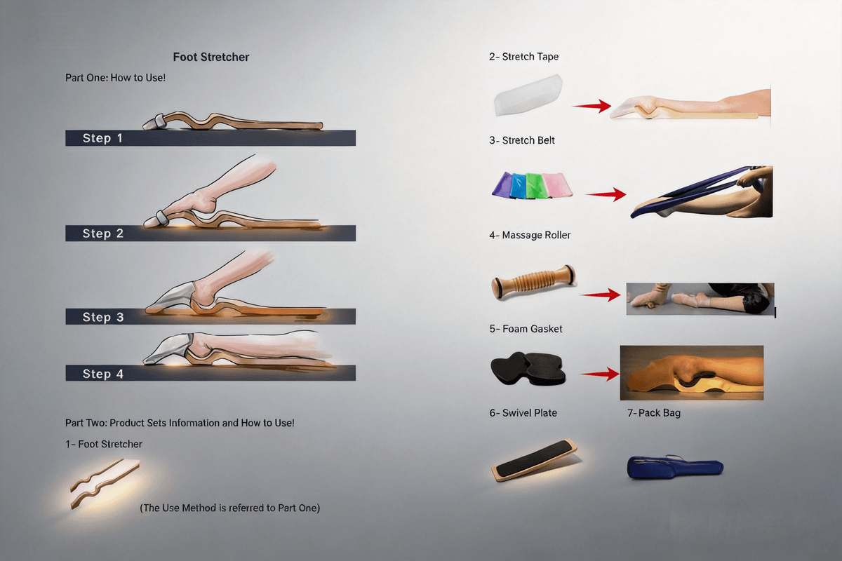 Wooden Foot Stretcher 