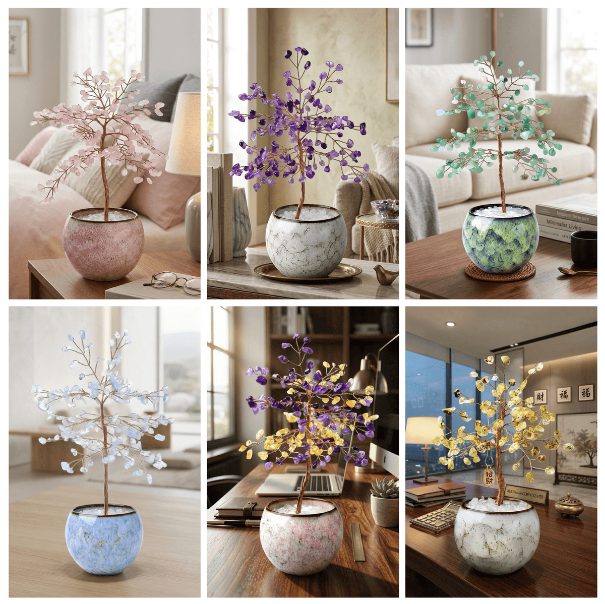 海藍寶青釉開運樹