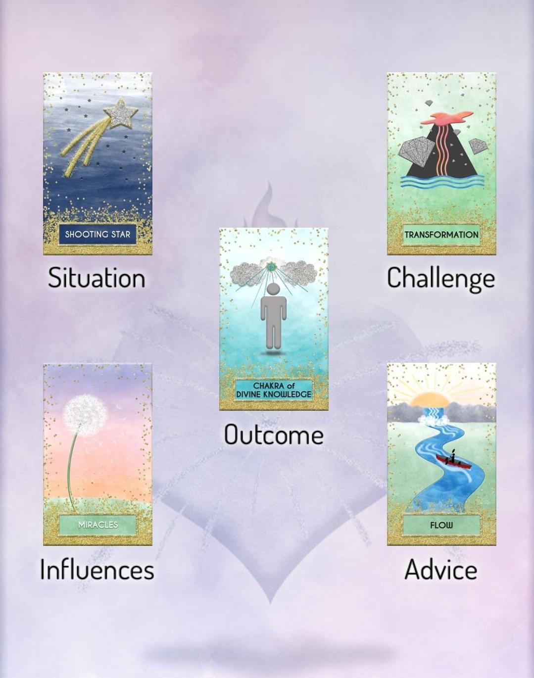 5 oracle cards