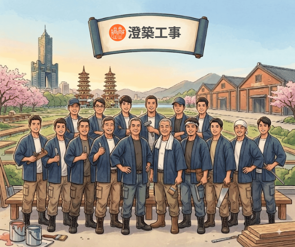 澄築擁有完整的統包工班陣容