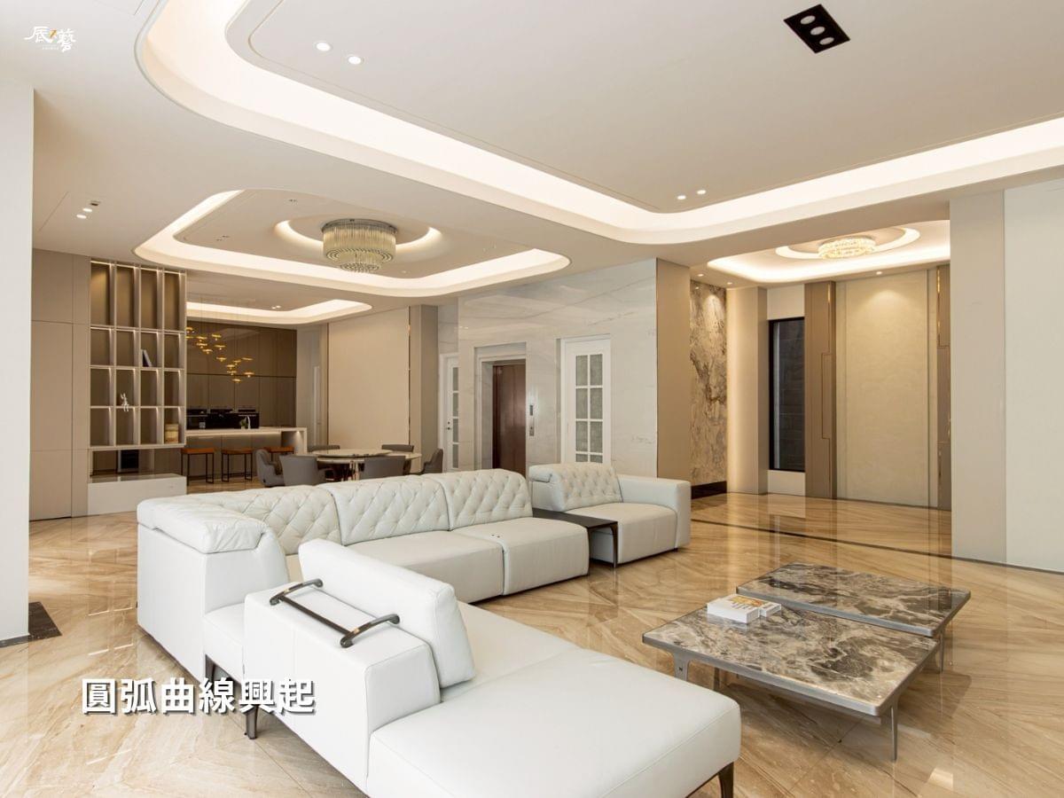 圓弧曲線的室內設計風格興起