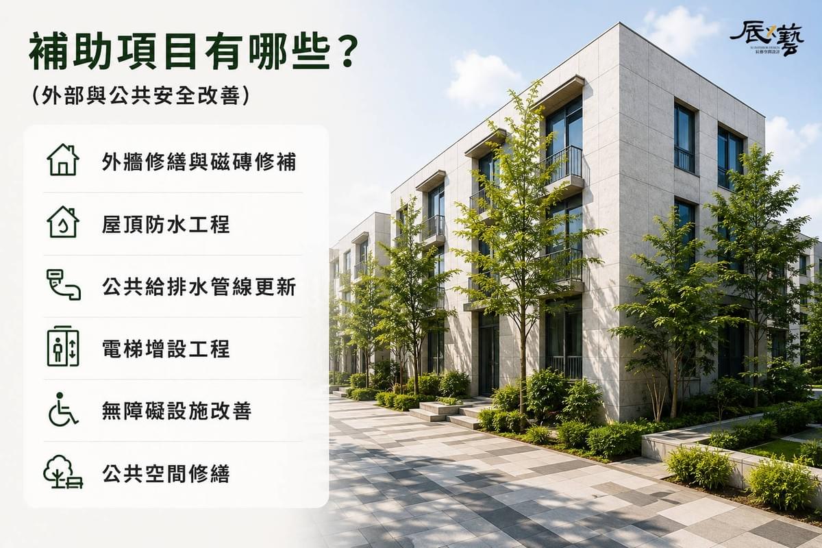 高雄老宅延壽補助的項目