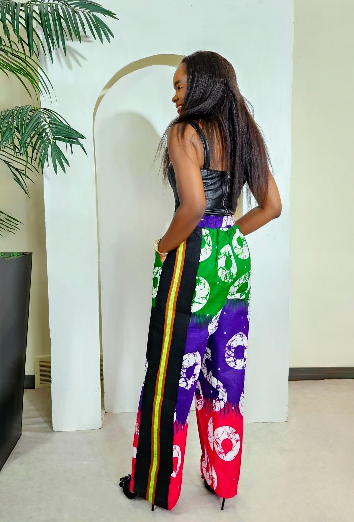 The Adire Cargo Pants – Iróko Mix
