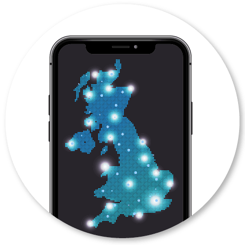 Map showing scalability of Search Energy