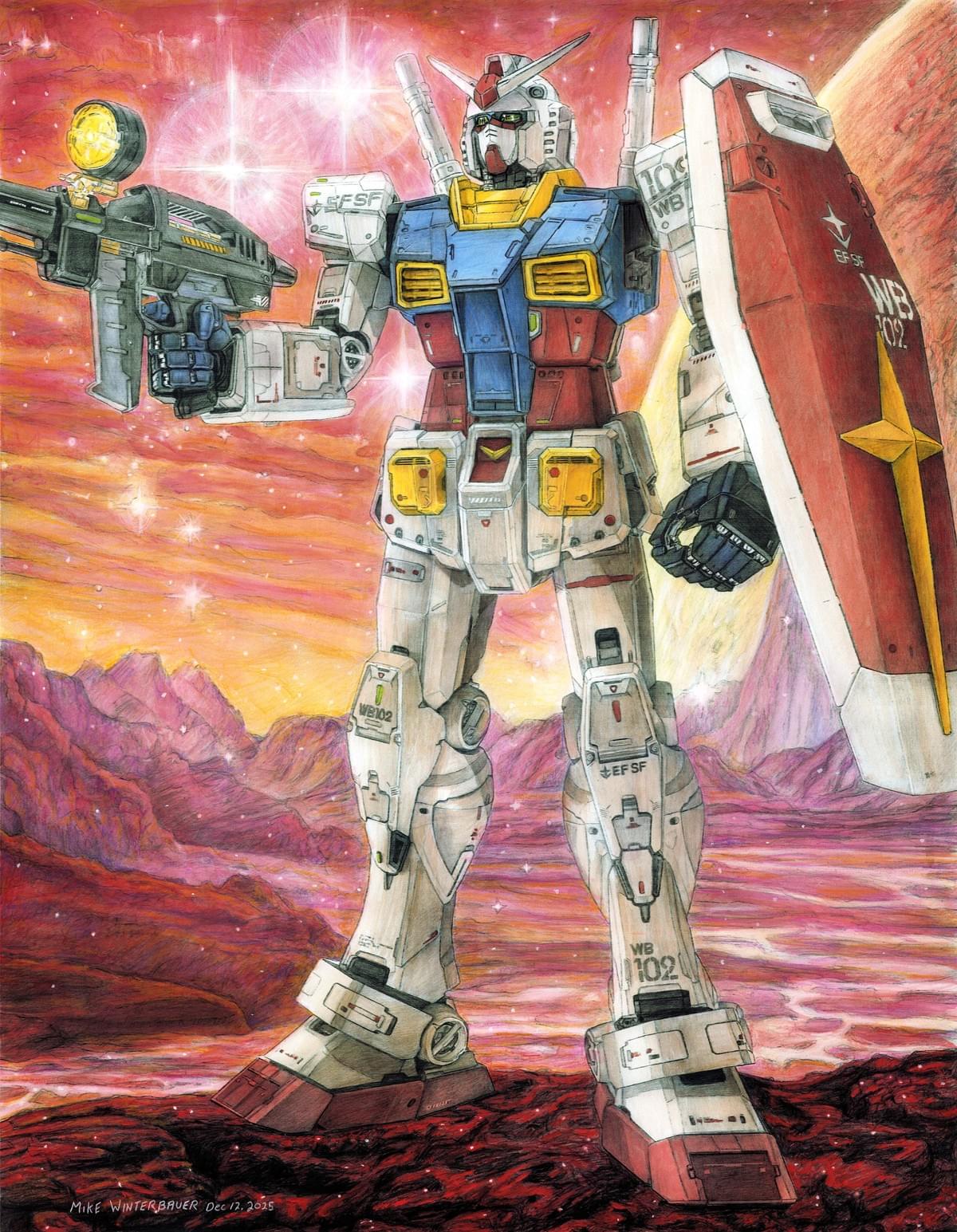 My cool new Gundam RX-78-2 painting! My cool new Gundam RX-78-2 painting!
