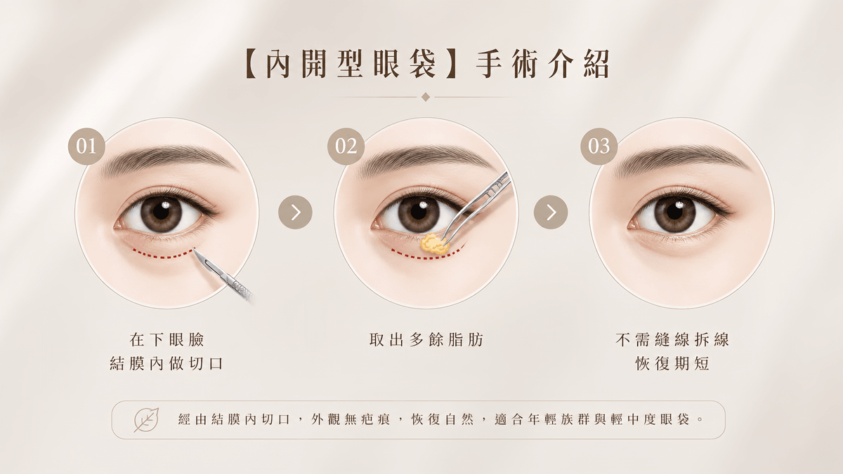 內開型眼袋手術介紹