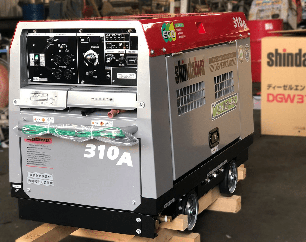【現貨】全新品 SHINDAIWA  新大和 DGW310MD 『靜音型』柴油引擎電焊發電機