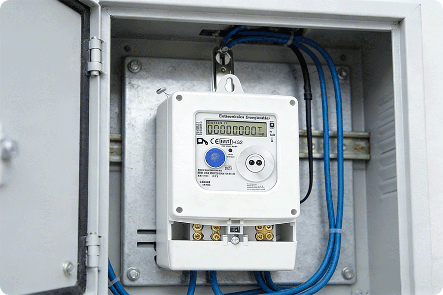Ältere mechanische Stromzähler verfügen in der Regel über keinen Rücklaufschutz, während digitale oder intelligente Stromzähler mit einer Rücklaufsperre ausgestattet sind.
