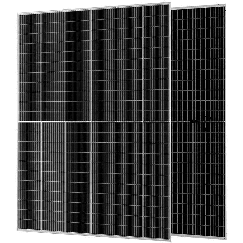 Maysun pannello solare HJT con cornice argenta da 675W a 710W vetro vetro bifacciale