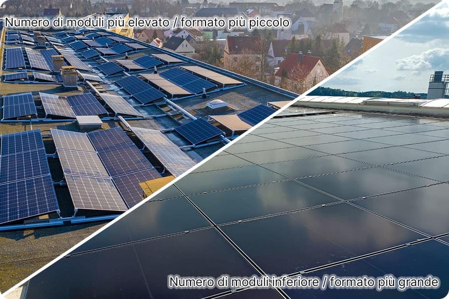 Influenza del numero di moduli e della suddivisione dell’array sulla distribuzione delle perdite nei sistemi di fotovoltaico per imprese