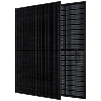 Maysun Solar 420-445W N-TOPCon Bi-glass Modulo solare nero completo MONO Modulo fotovoltaico a metà taglio 182mm 108 Celle